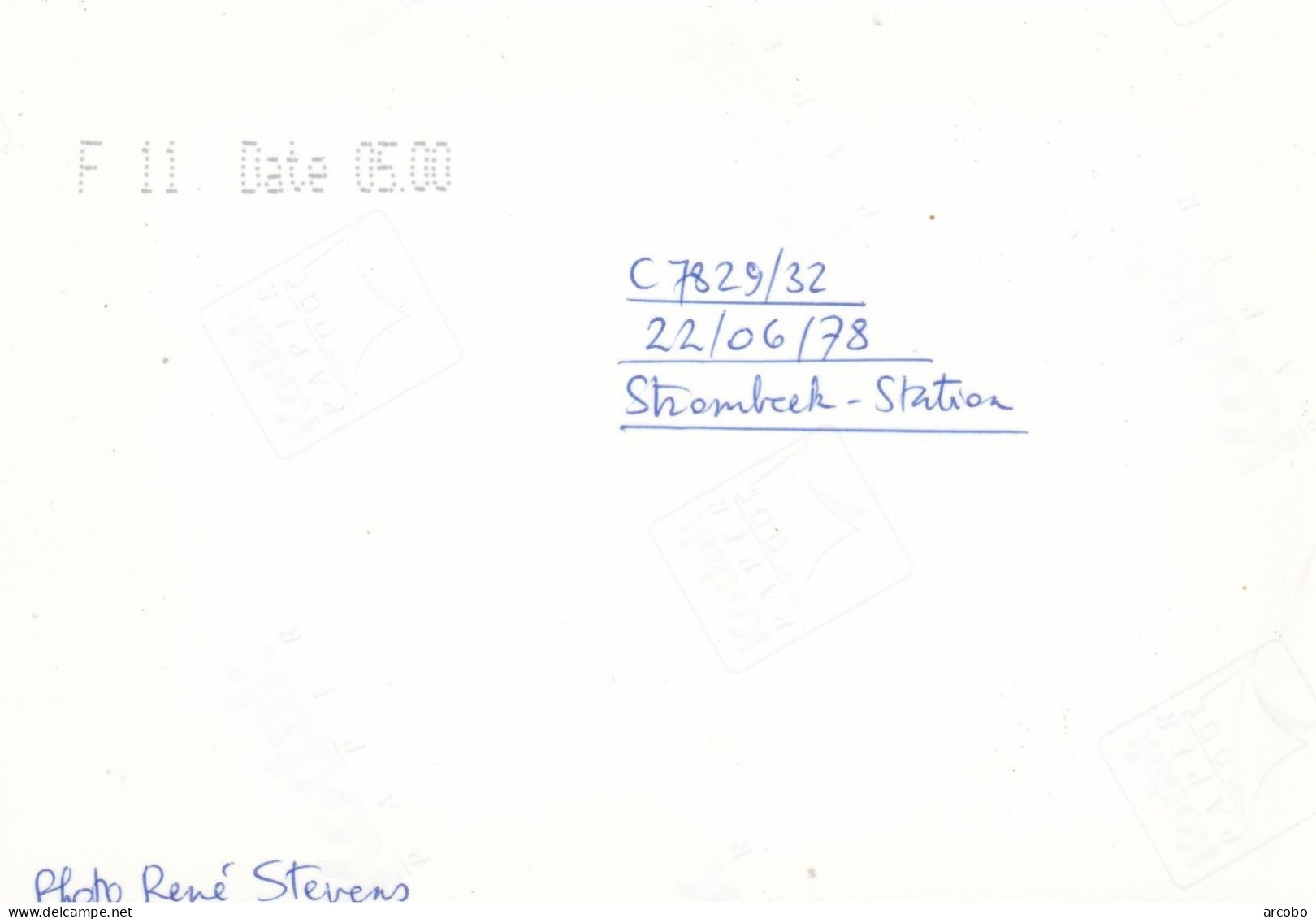 Tram Strombeek Station 1978 - Other & Unclassified