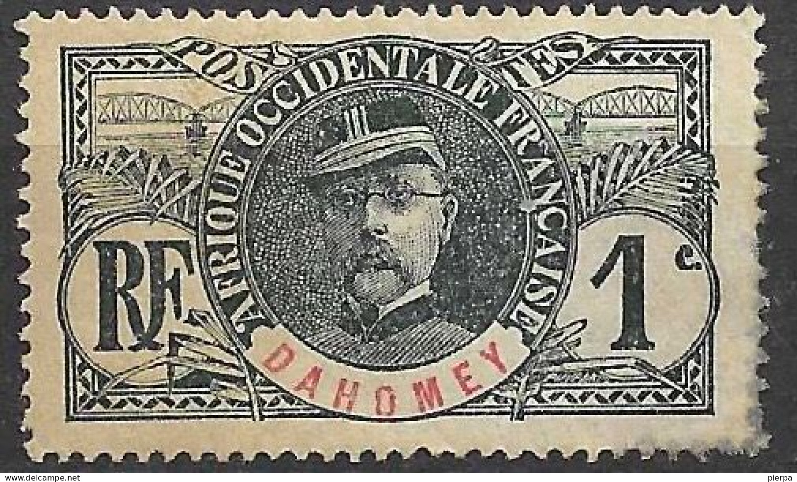 DAHOMEY FRANCESE - 1906 -  CENT. 1 - NUOVO SENZA GOMMA (YVERT 18 - MICHEL 18) - Nuovi