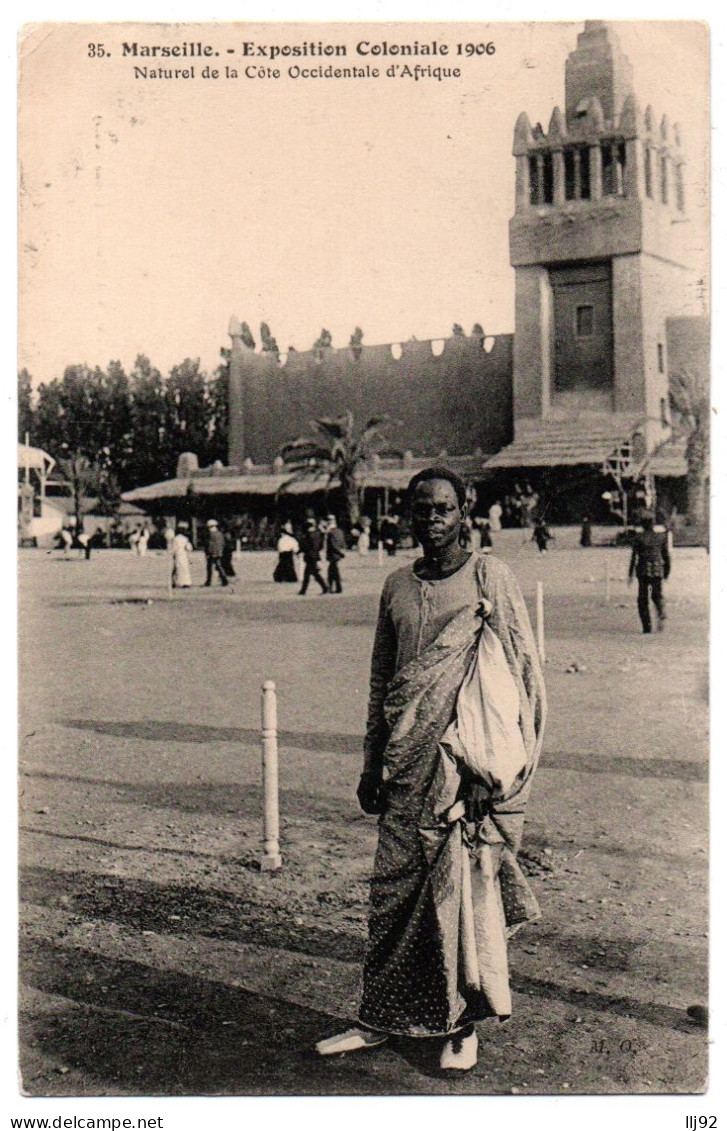 CPA 13 - MARSEILLE (B. Du Rhône) - 35. Exposition Coloniale 1906. Naturel De COA - Mostre Coloniali 1906 – 1922