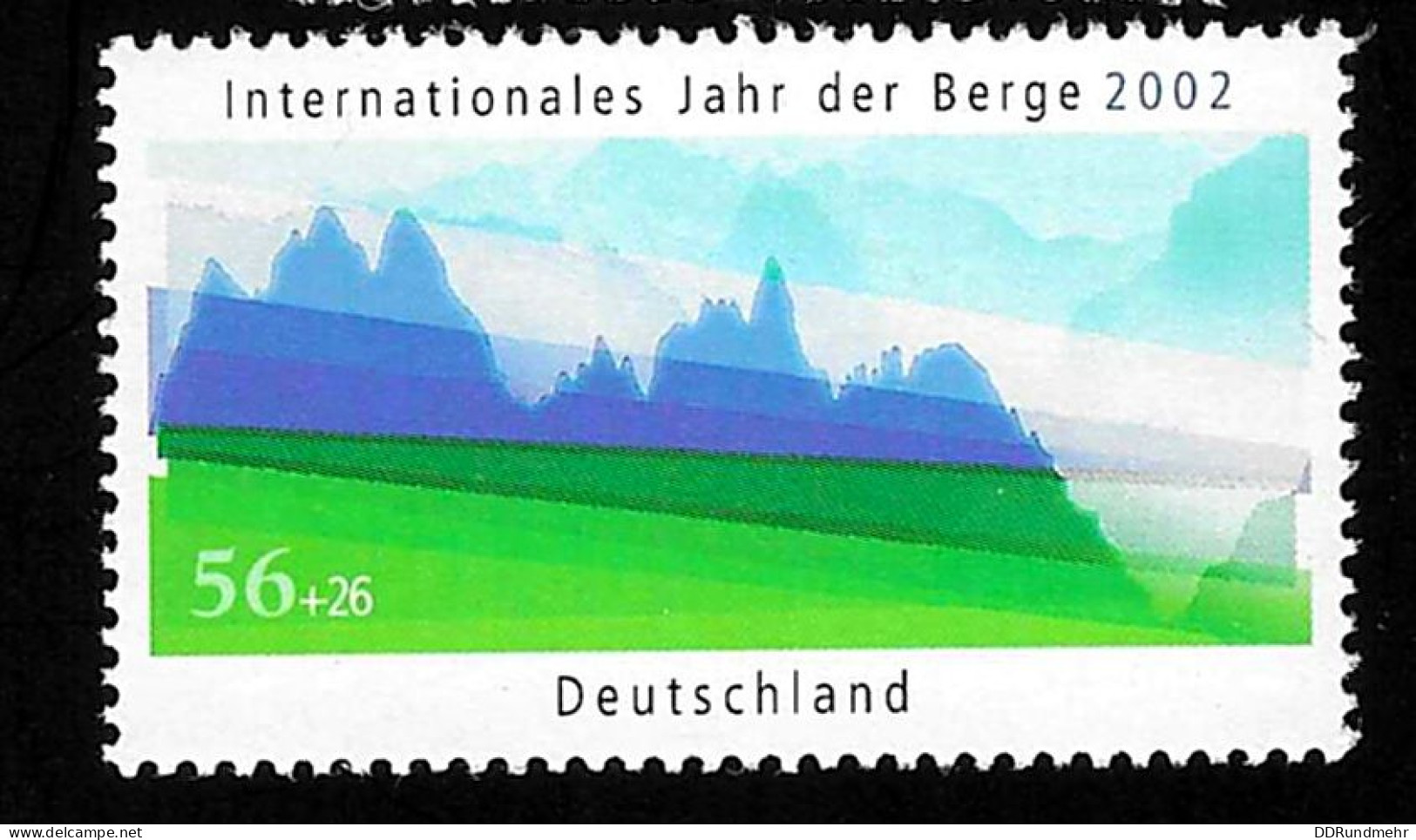 2002 Mountain  Michel DE 2231 Stamp Number DE B897 Yvert Et Tellier DE 2063 Stanley Gibbons DE 3091 Xx MNH - Nuevos