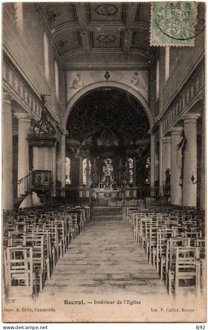 CPA 08 - ROCROI (Ardennes) - Intérieur De L'Eglise - Sonstige & Ohne Zuordnung