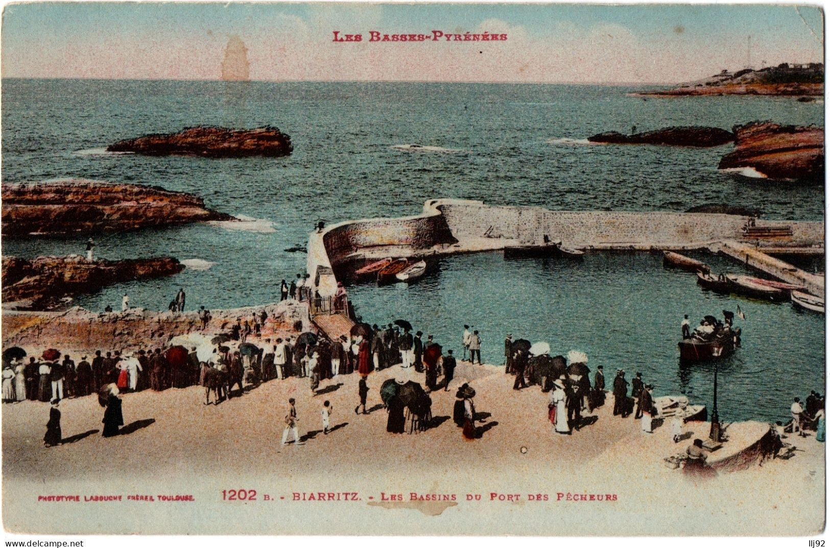 CPA 64 - BIARRITZ (Pyrénées Atl.) - 1202B. Les Bassin Du Port Des Pêcheurs - Biarritz