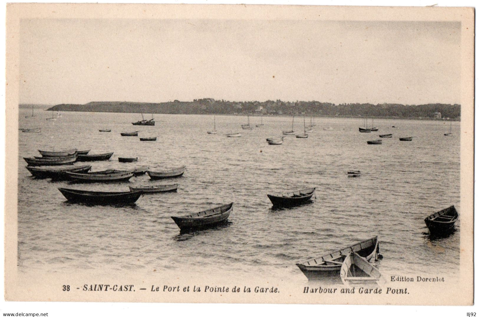 CPA 22 - SAINT-CAST (Côtes D'Armor) - 38. Le Port Et La Pointe De La Garde - Saint-Cast-le-Guildo