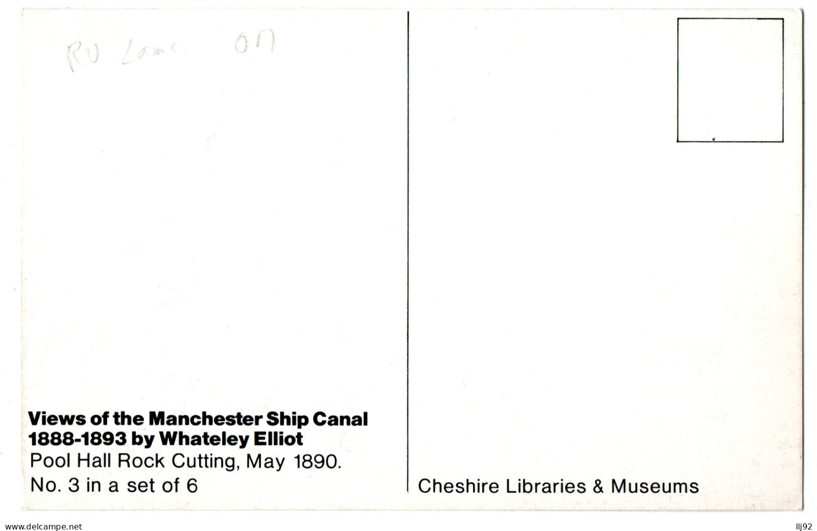 CPSM PF ROYAUME UNI - Views Of Manchester Ship Canal. Pool Hall Rock Cutting N°3 - Manchester