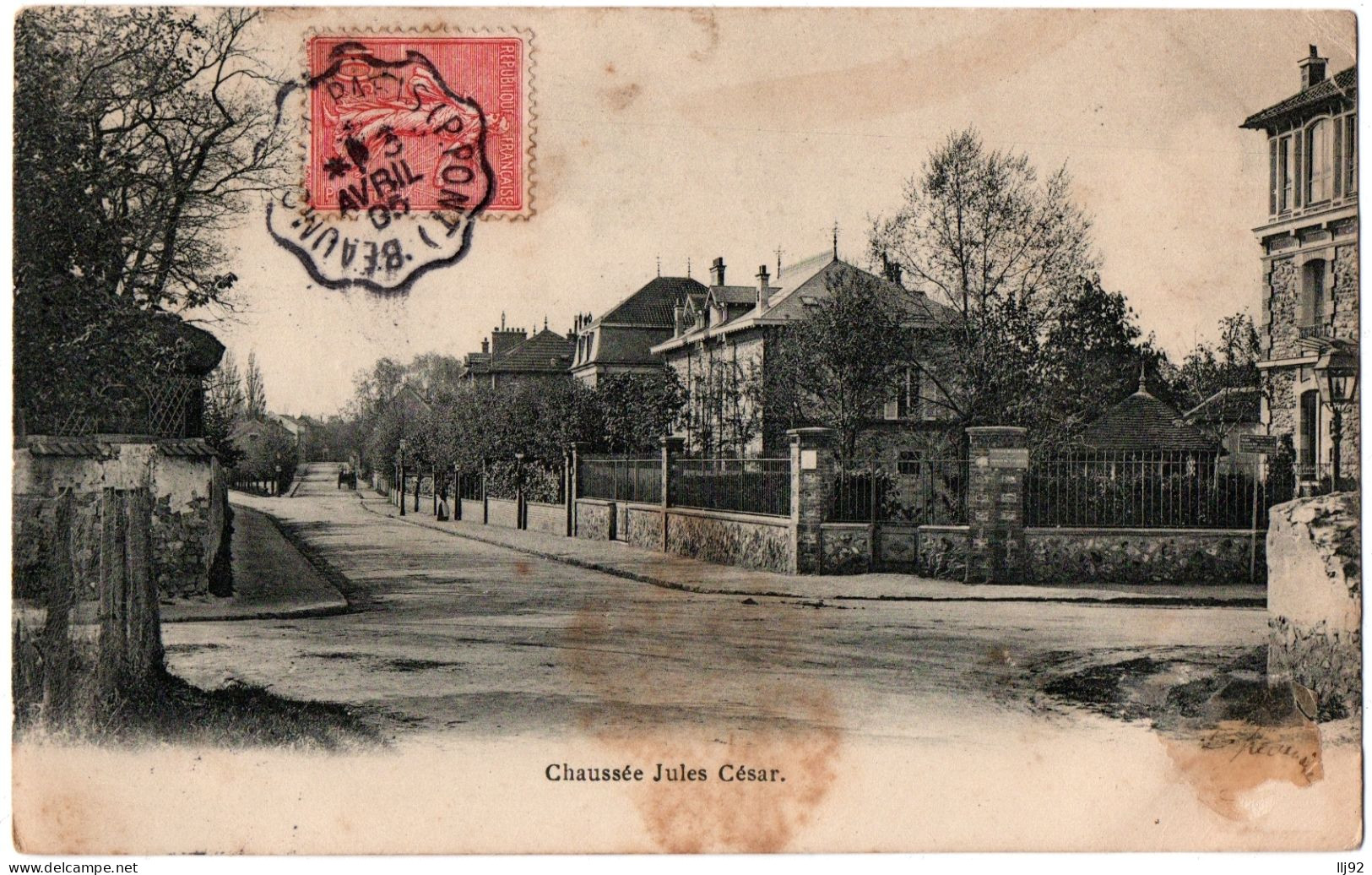 CPA 95 - BEAUCHAMP (Val D'Oise) - Chaussée Jules César - Beauchamp