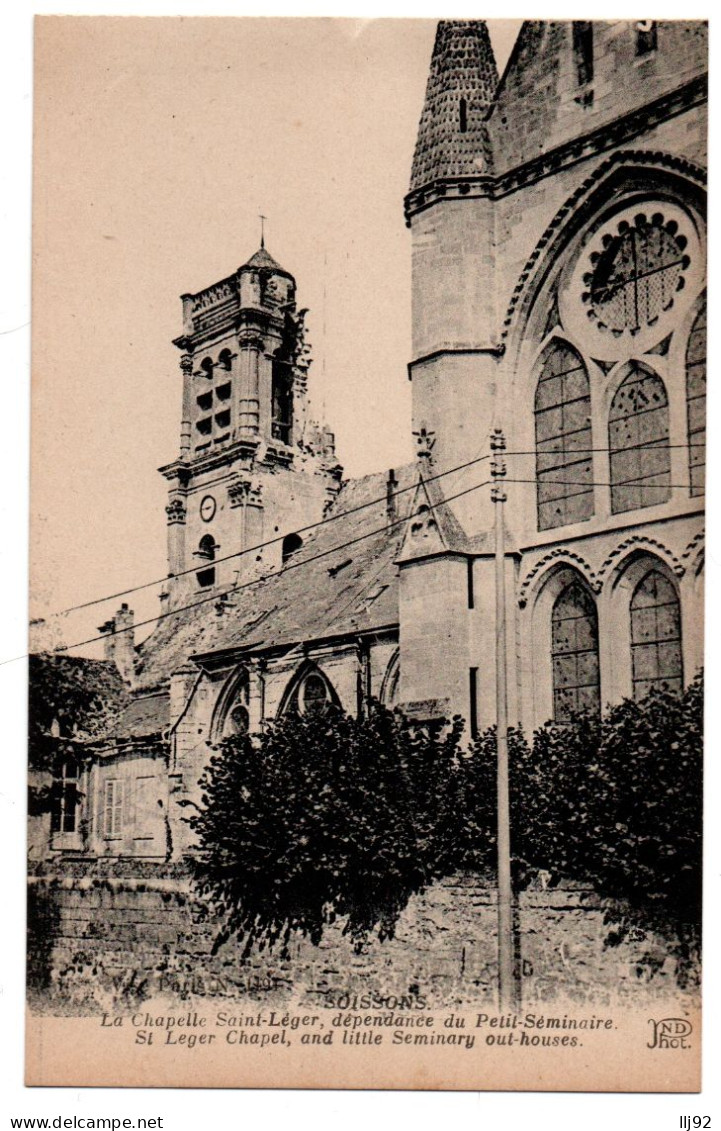 CPA 02 - SOISSONS (Aisne) - Chapelle Saint-Léger, Dépendance Du Petit-Séminaire - Soissons