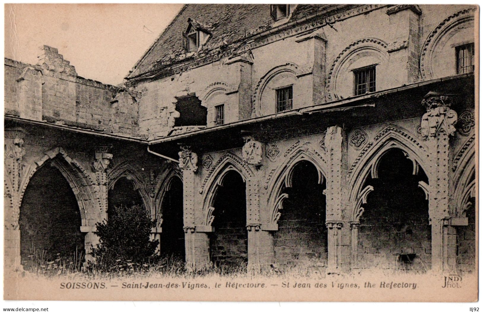 CPA 02 - SOISSONS (Aisne) - Saint-Jean-Des-Vignes. Le Réfectoire - ND Phot - Soissons