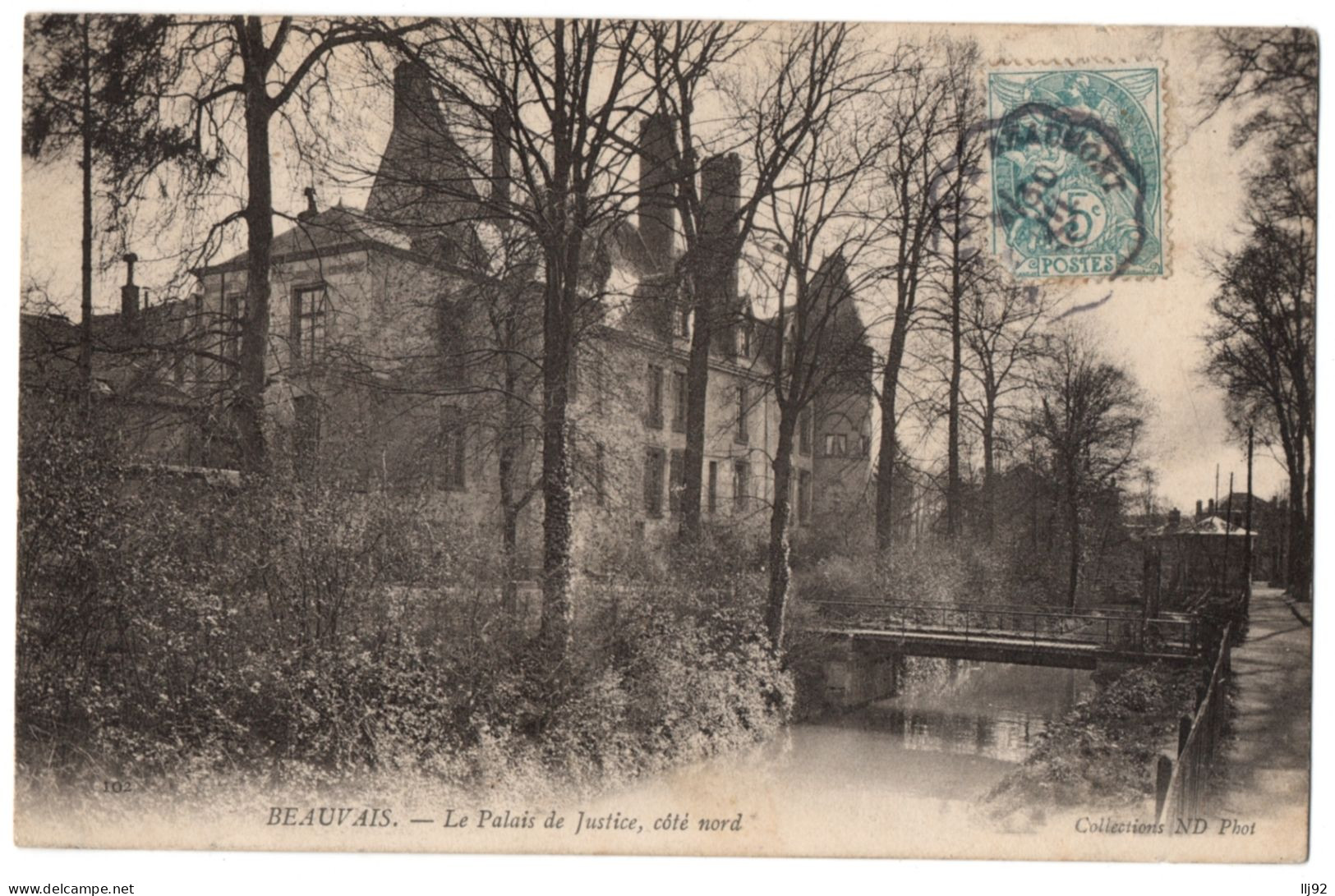 CPA 60 - BEAUVAIS (Oise) - 102. Le Palais De Justice, Côté Nord - ND Phot - Beauvais