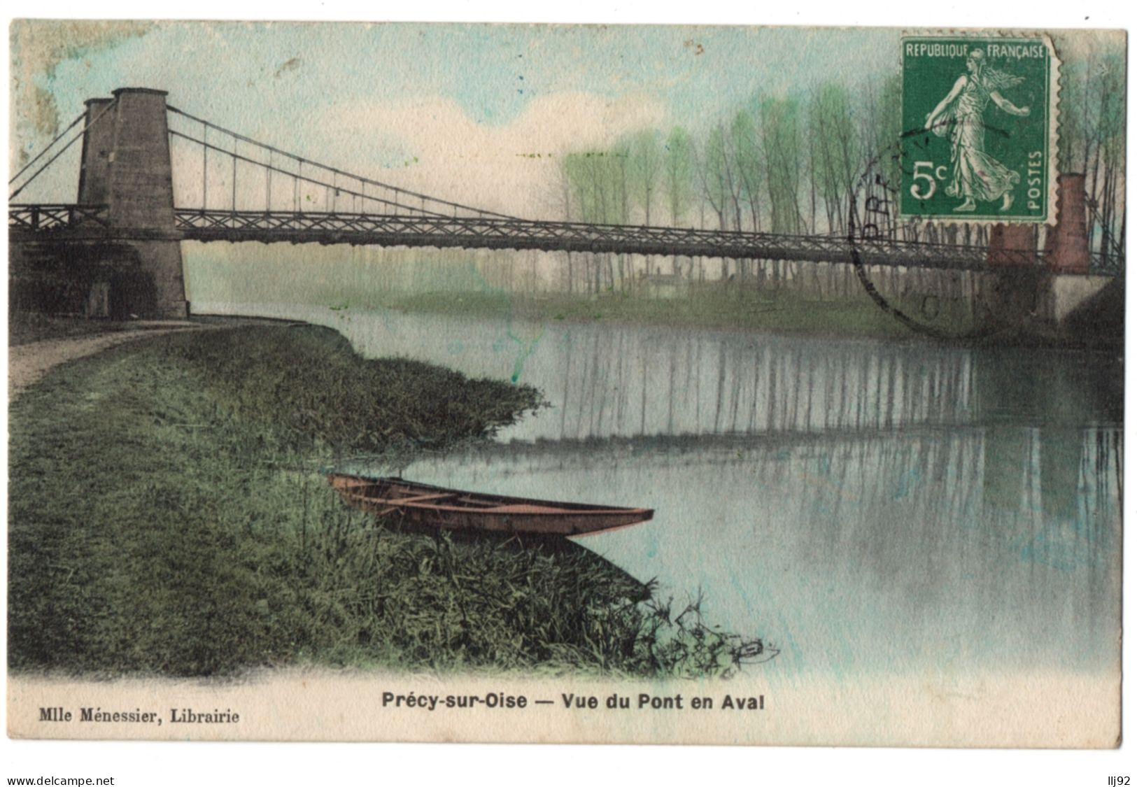 CPA 60 - PRECY SUR OISE (Oise) - Vue Du Pont En Aval - Précy-sur-Oise