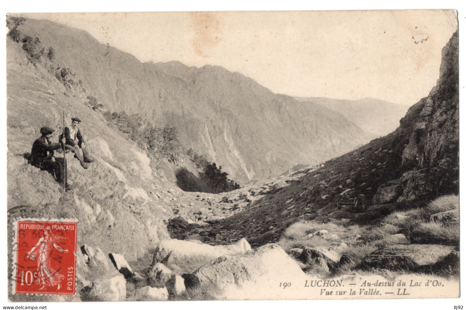 CPA 31 - LUCHON (Haute Garonne) - 190. Au Dessus Du Lac D'Oo. Vue Sur La Vallée - Luchon