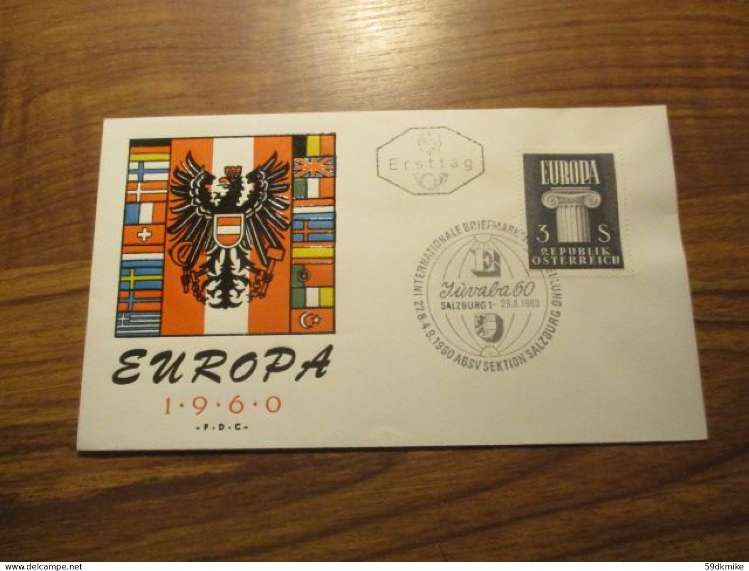 FDC - 1er Jour - Autriche- 1960 - Europa - FDC