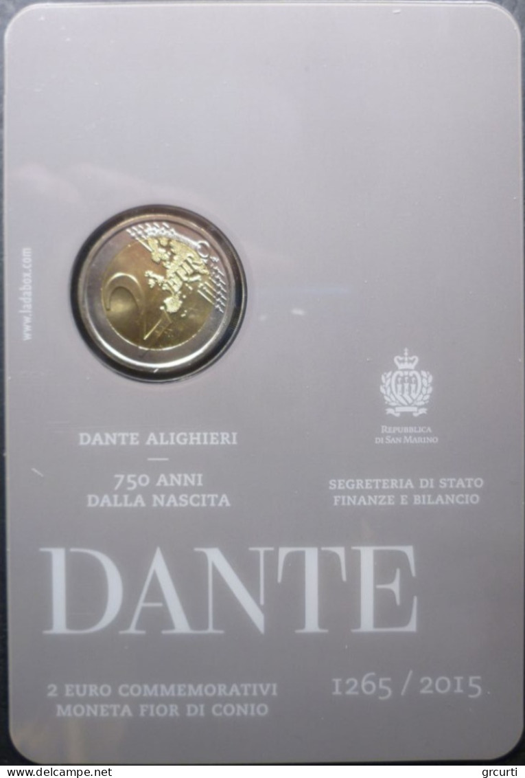 San Marino - 2 Euro 2015 - Dante Alighieri - UC# 102 - San Marino