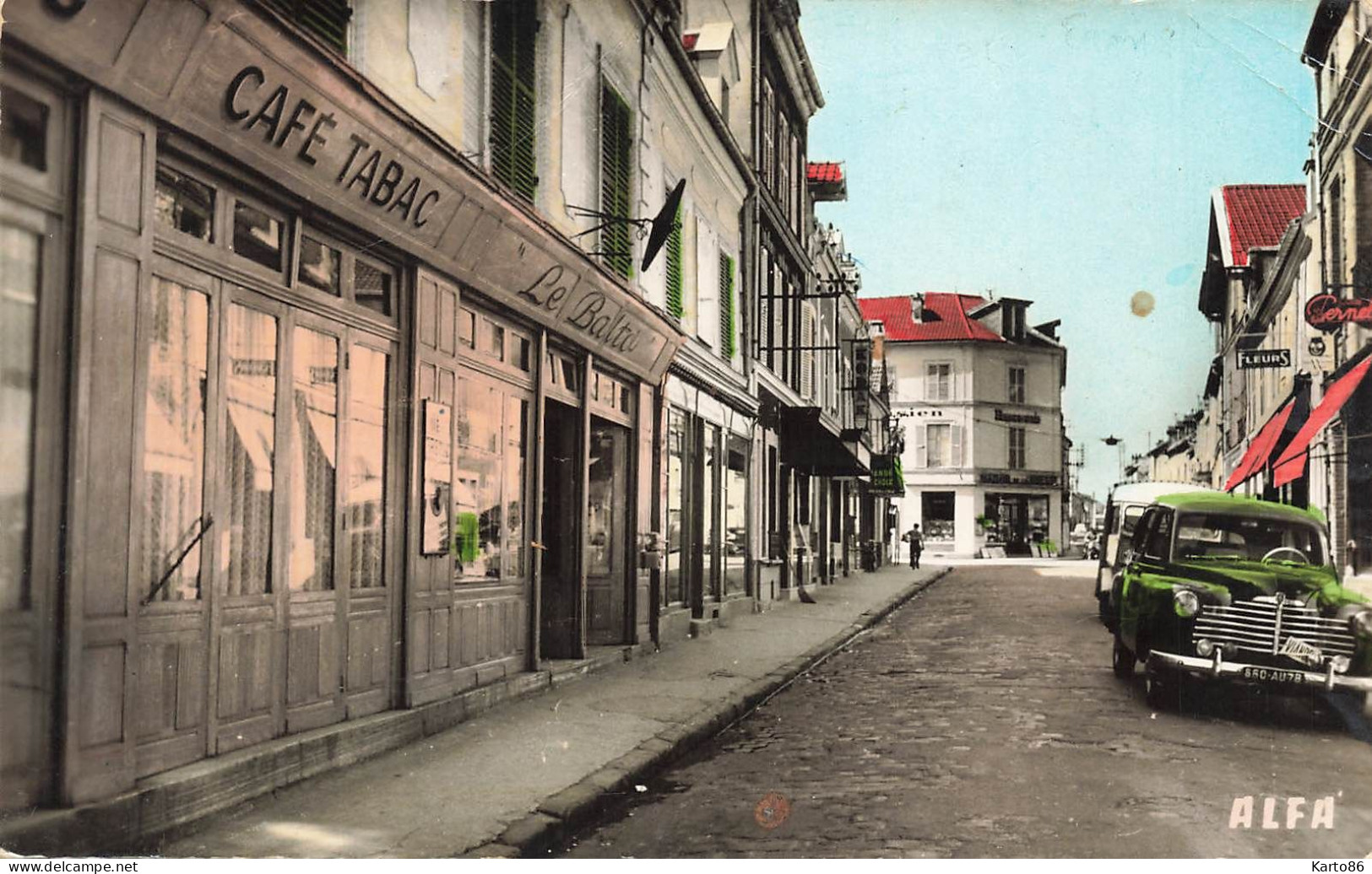 Ermont * La Rue De La République * Café Débit De Tabac Tabacs LE BALTO , Maison ASTRUC - Ermont-Eaubonne