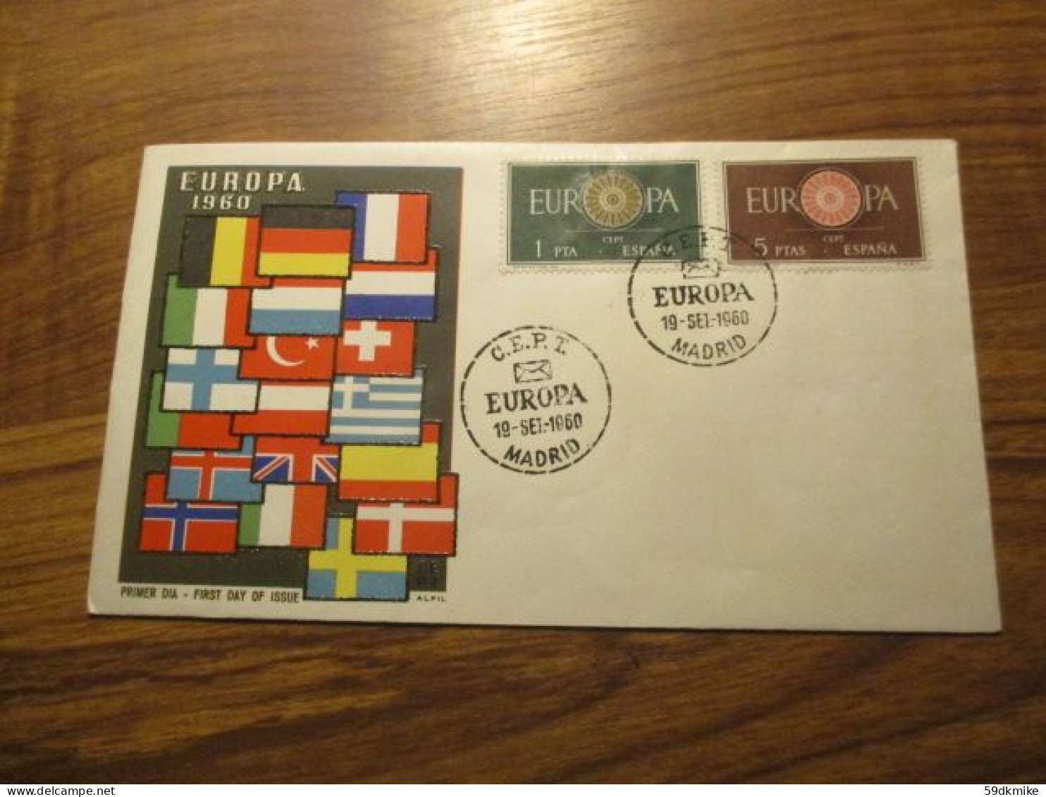 FDC - 1er Jour - Espagne - 1960 - Europa - FDC
