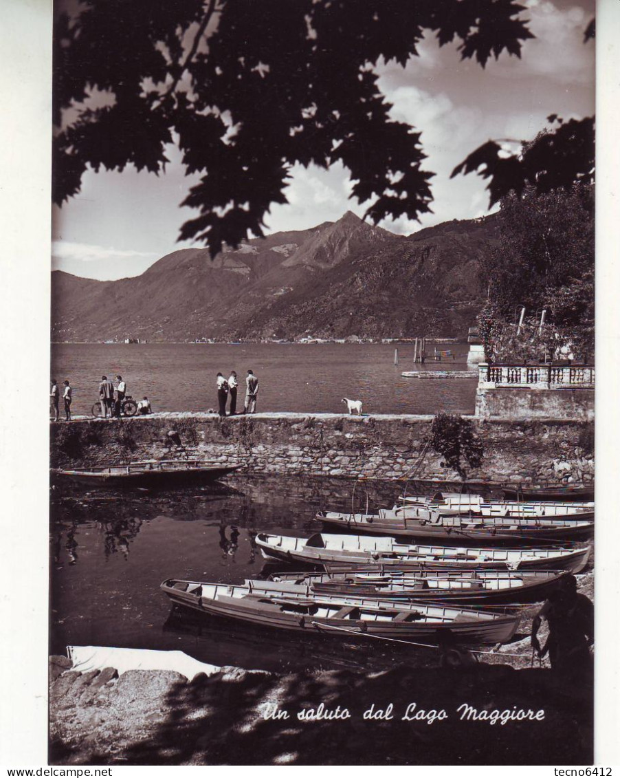 Un Saluto Dal Lago Maggiore(verbania) - Non Viaggiata - Verbania