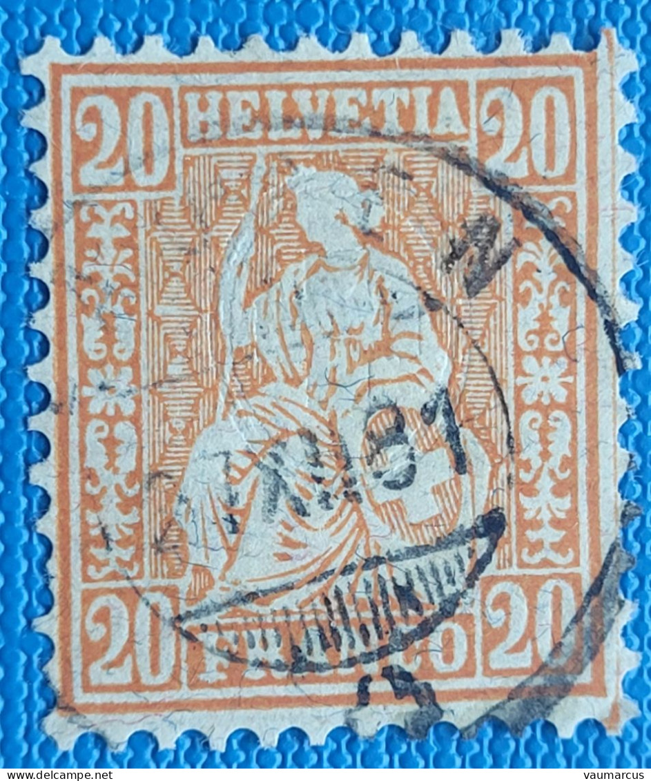 Zu 48 / Mi 40 / YT 53 Papier Mêlé Obl. 27.12.81 SBK 220 CHF Voir Description - Used Stamps