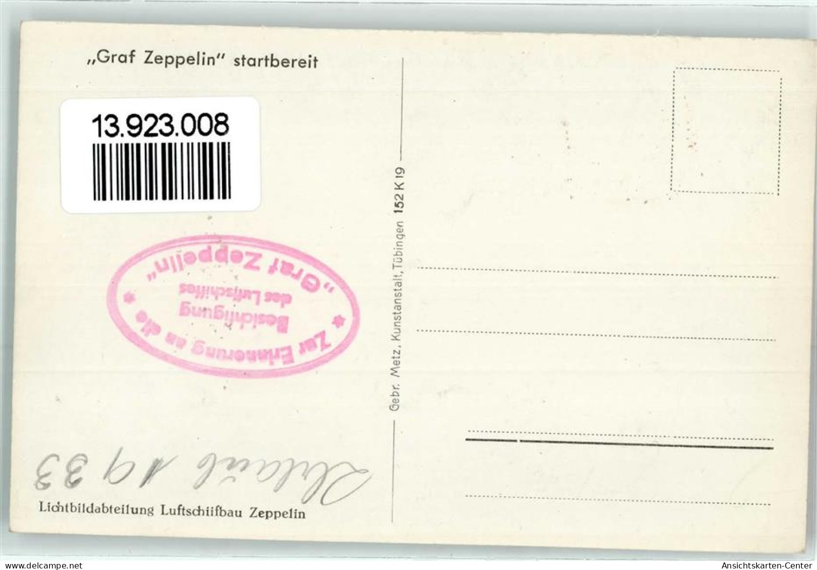 13923008 - Graf Zeppelin Startbereit - Zeppeline