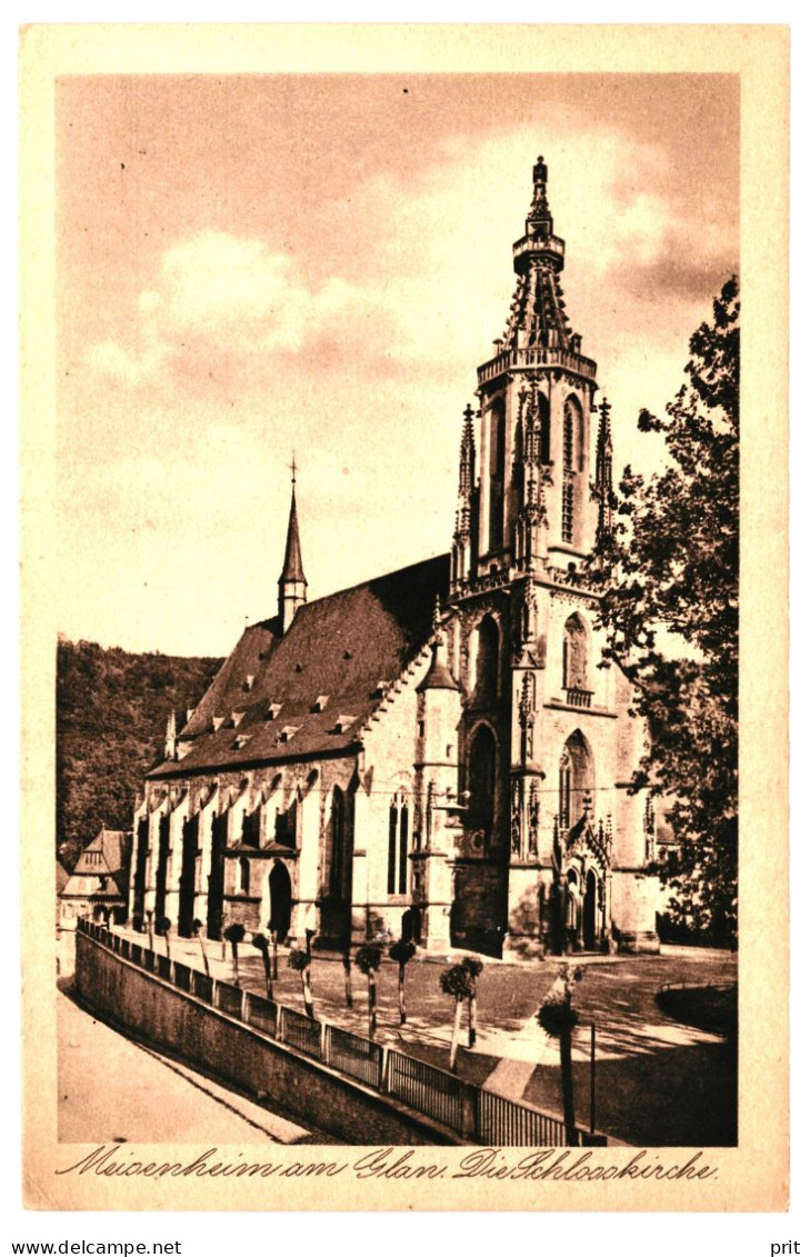 Meisenheim Am Glan Die Schlosskirche 1920s Unused Real Photo Postcard. Publisher Nelli Schmithals Bad Kreuznach - Bad Kreuznach