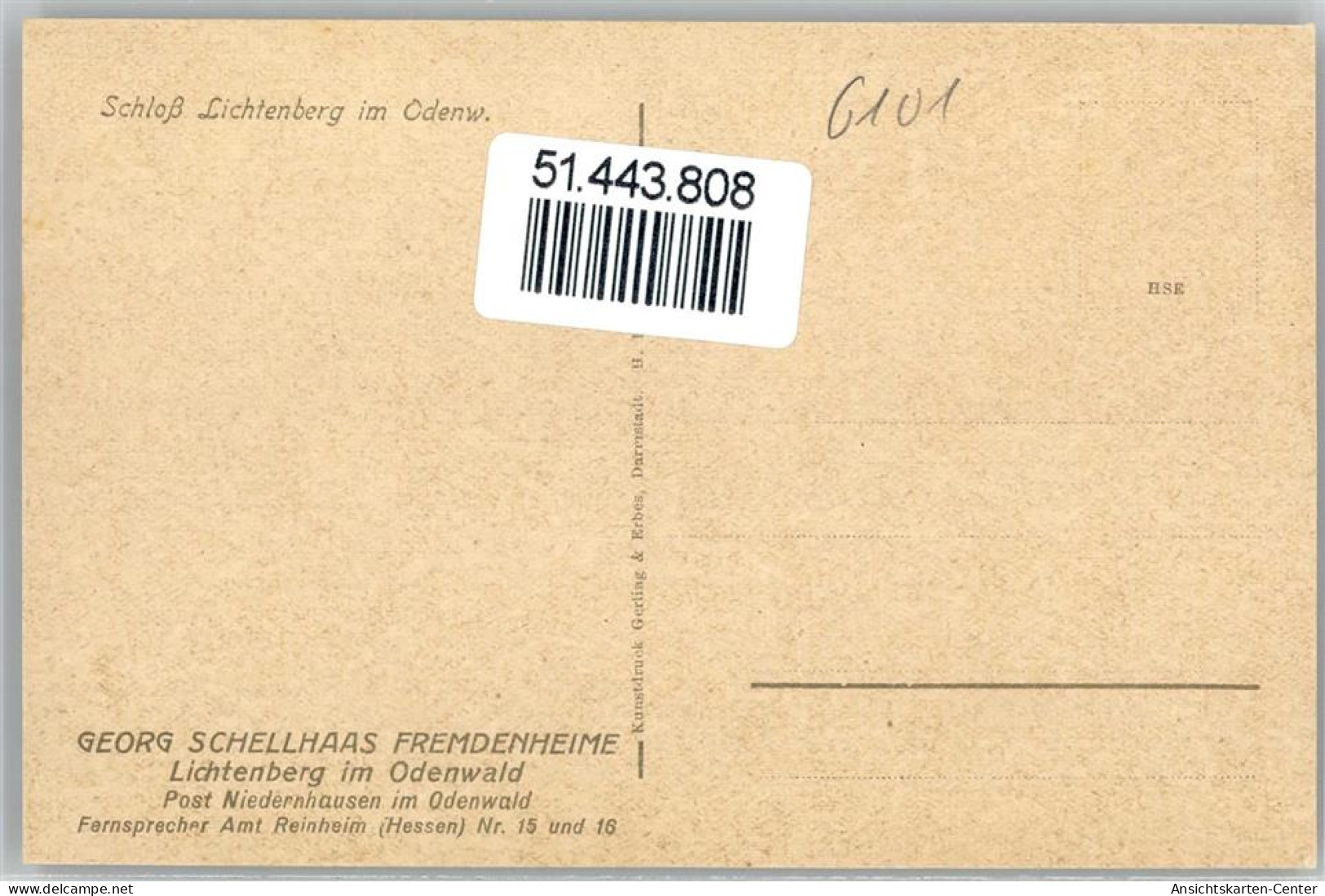 51443808 - Lichtenberg , Odenw - Other & Unclassified