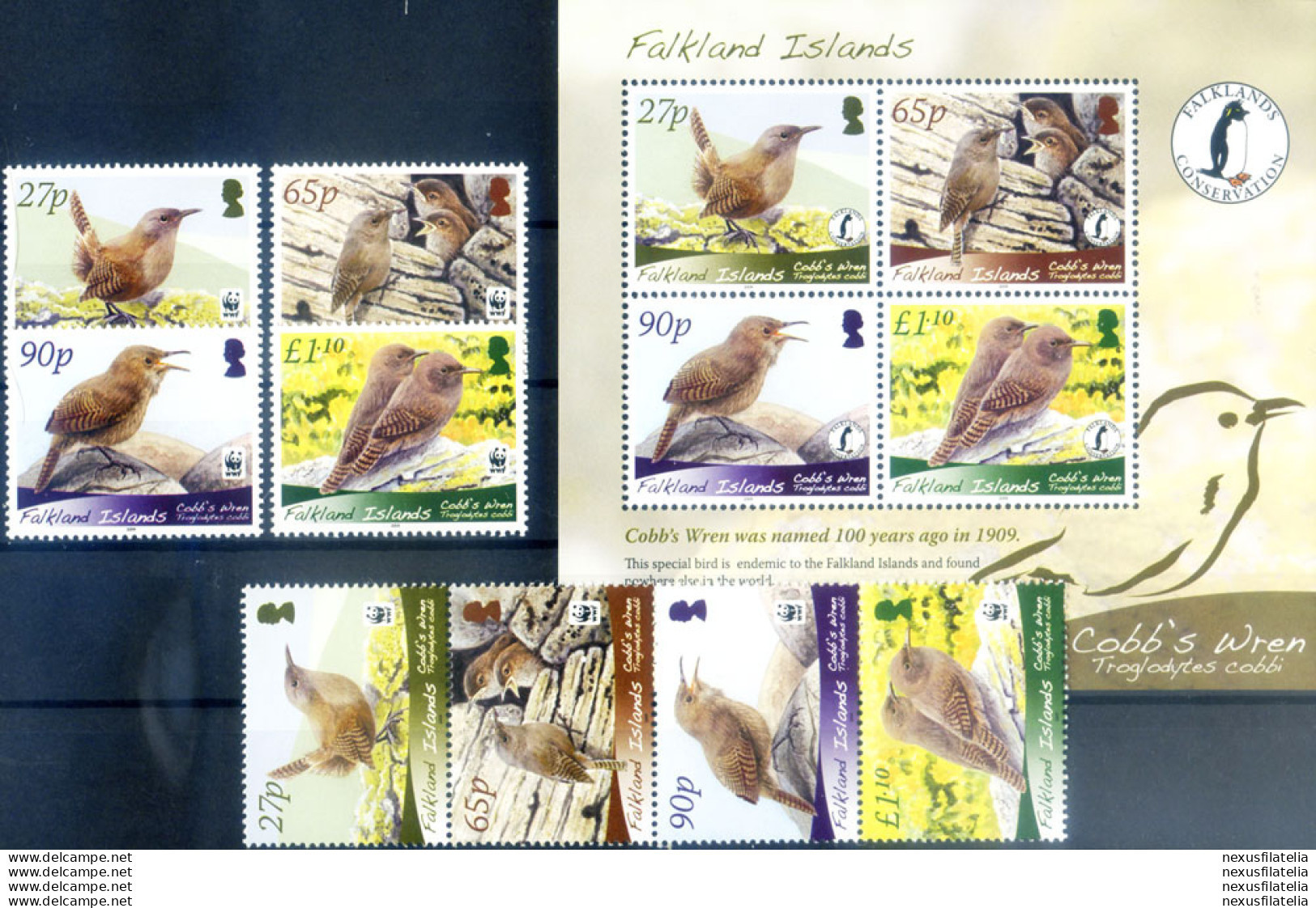 Fauna. WWF. Uccelli 2009. - Falklandinseln