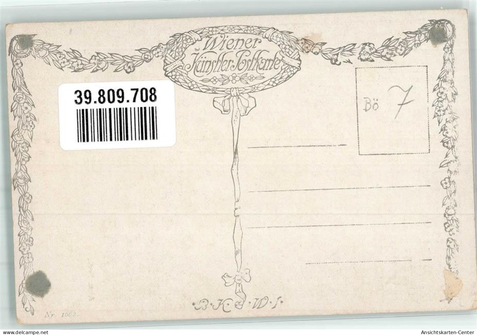 39809708 - Sign. Pock Alex. Aus Guter Alter Zeit Wiener Kuenstler Postkarte B.K.W.I. Nr. 1002 - Altri & Non Classificati