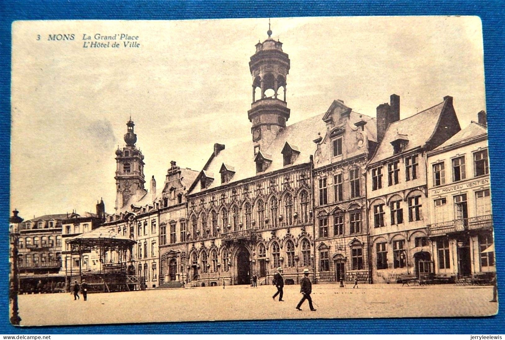 MONS  -  La Grand' Place  - L'Hôtel De Ville  -  1922 - Mons