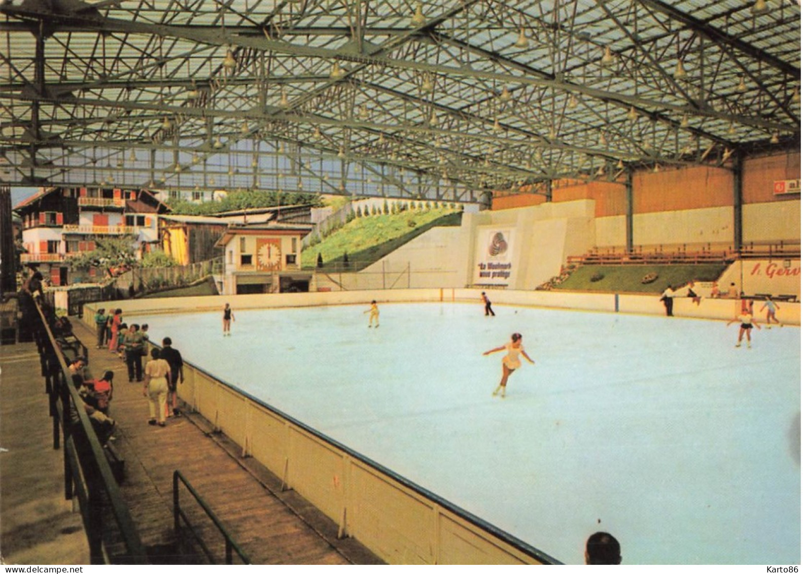 St Gervais Les Bains * Intérieur De La Patinoire * Patin à Glace - Saint-Gervais-les-Bains