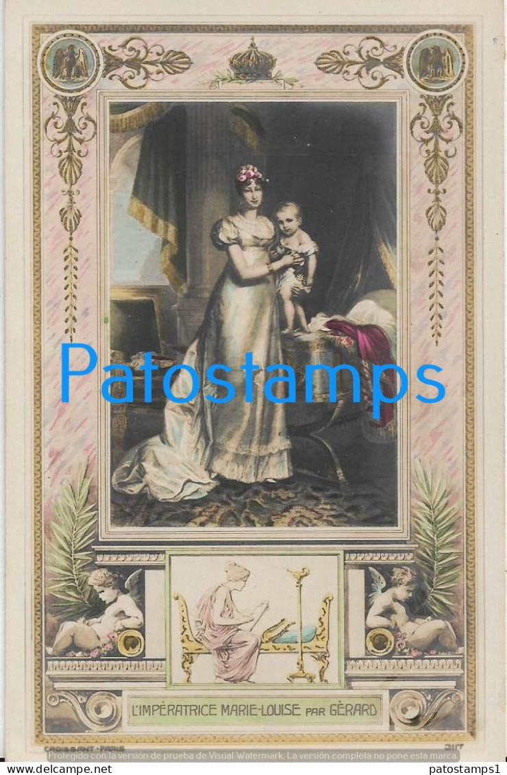 228636 ROYALTY THE EMPRESS MARIA LOUISE PAR GERARD OF AUSTRIA POSTAL POSTCARD - Royal Families