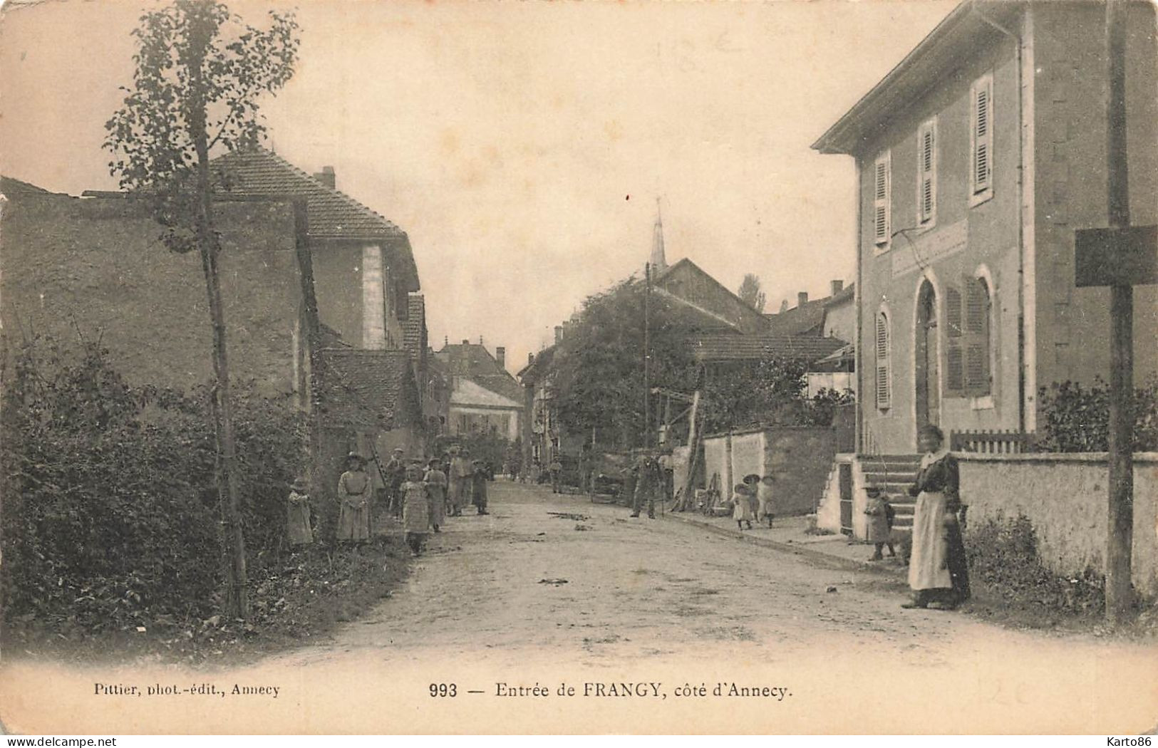 Frangy * Route De L'entrée Du Village * Côté D'annecy - Frangy