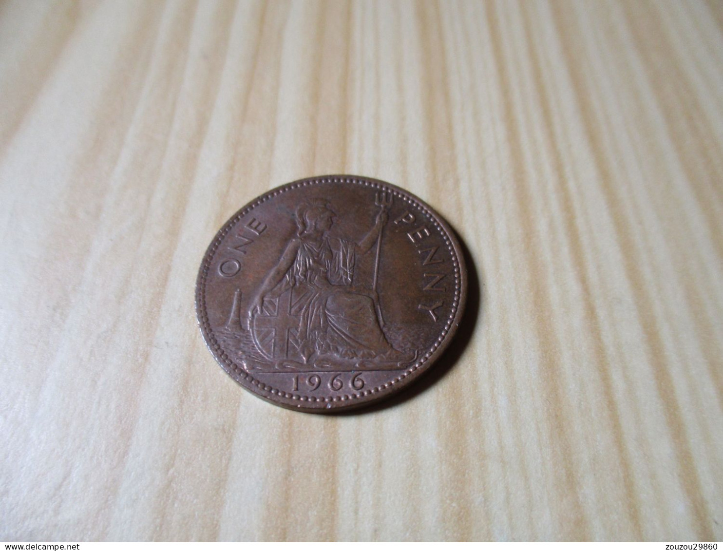 Grande-Bretagne - One Penny Elizabeth II 1966.N°1031. - D. 1 Penny