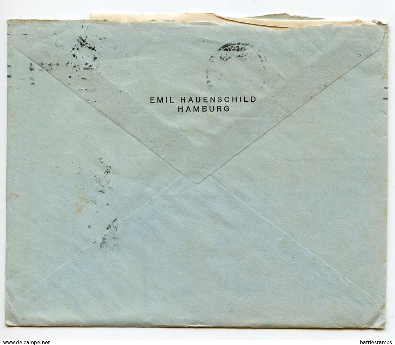 Germany 1928 Cover W/ Letter, Invoice, Advert, Zahlkarte; Hamburg - Emil Hauenschild To Ostenfelde; 15pf. Immanuel Kant - Cartas & Documentos