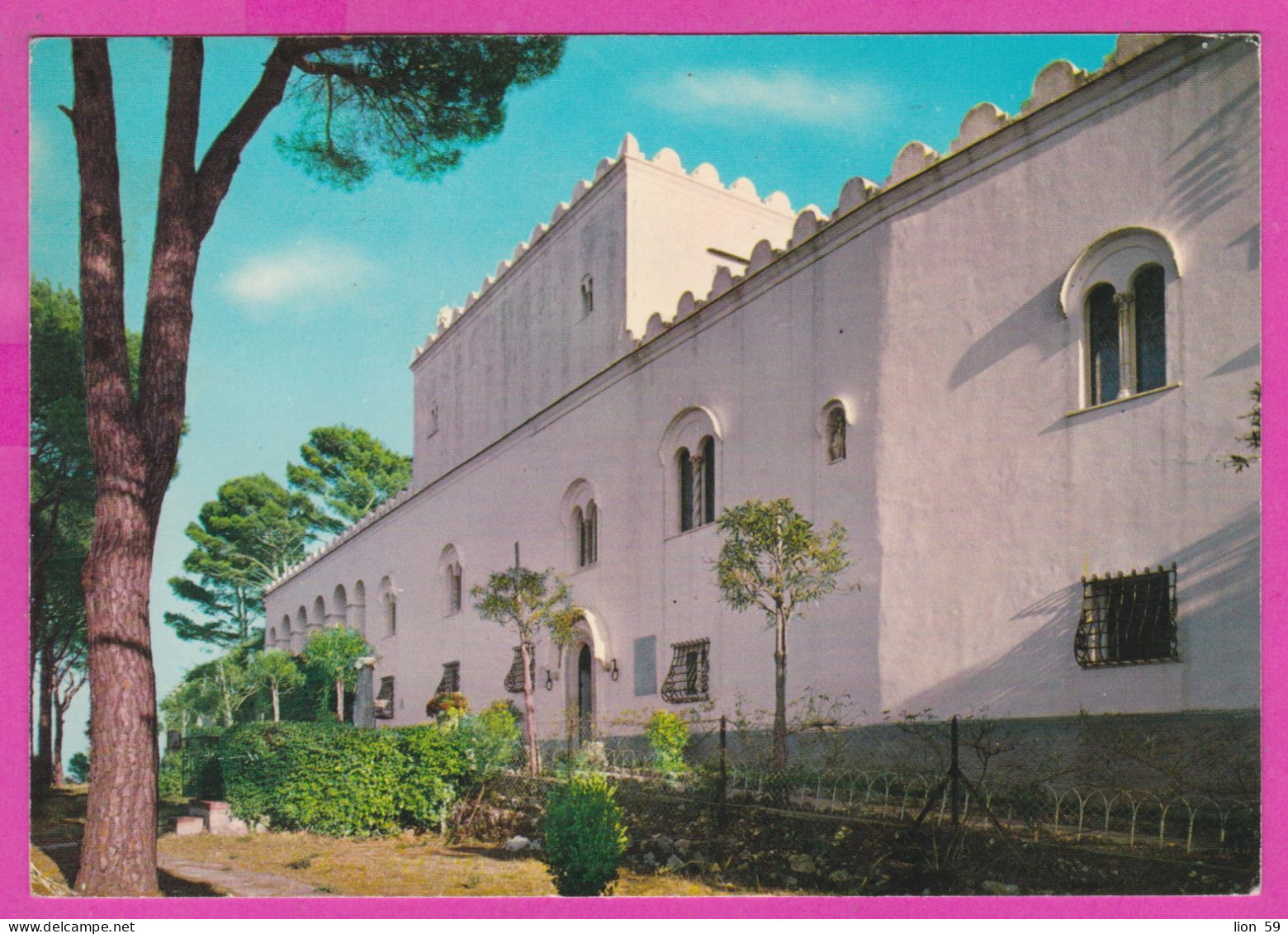 294007 / Italy - ANACAPRI Villa San Michele PC 1967 USED 15+40 L Designs Sistine Chapel By Michelangelo ,Birth Of Giotto - 1961-70: Marcofilia