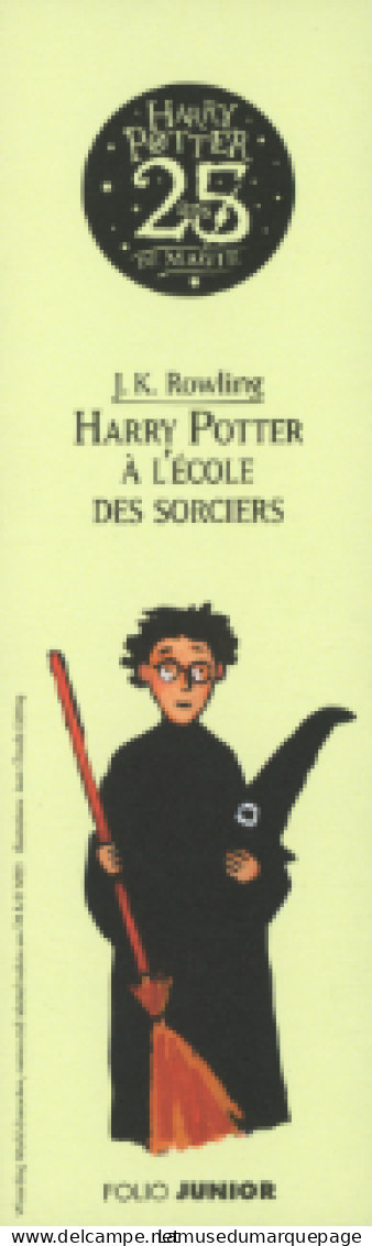 Marque-page - Éditions Folio Junior - 25 Ans Harry Potter - Jean-Claude GÖTTING - ( 11577 ) - Bladwijzers