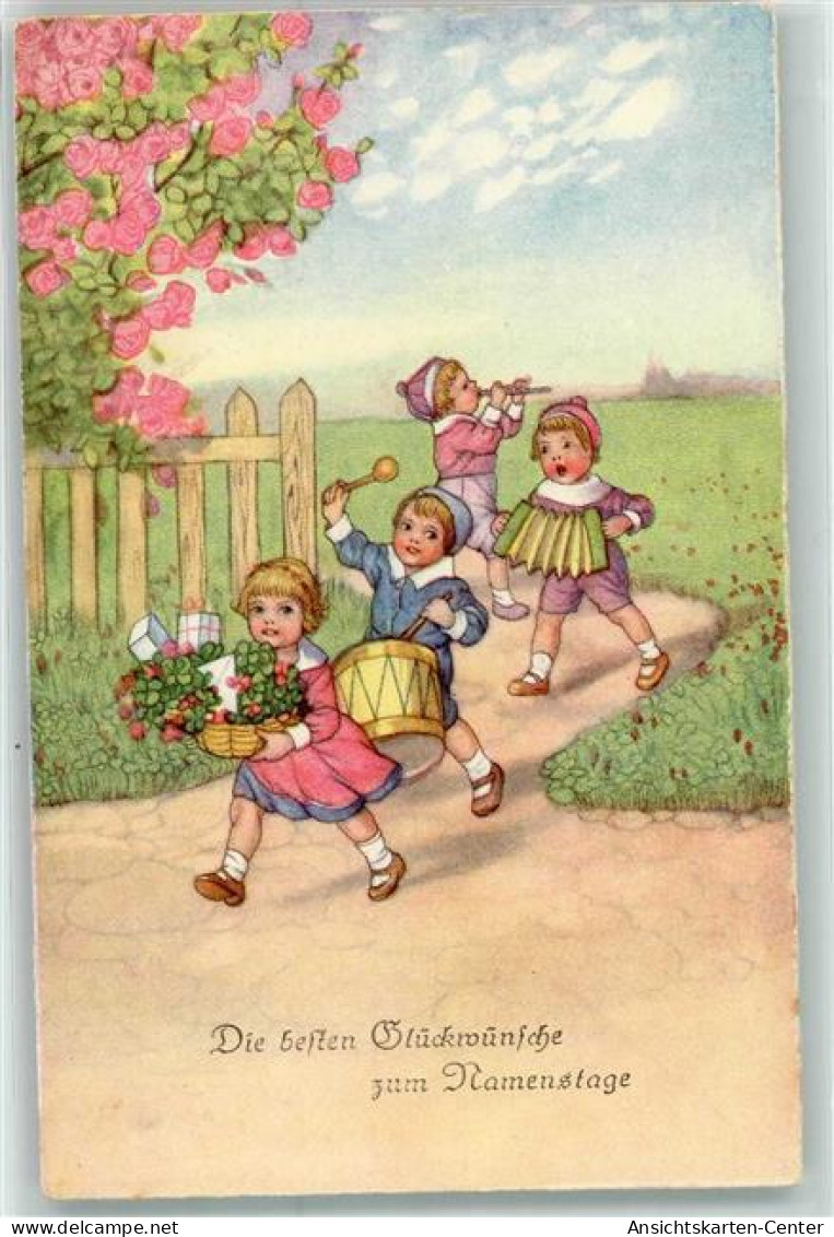 39421508 - Kinder Kleeblaetter Trommel Zieharmonika Floete EAS Nr.2292 - Andere & Zonder Classificatie