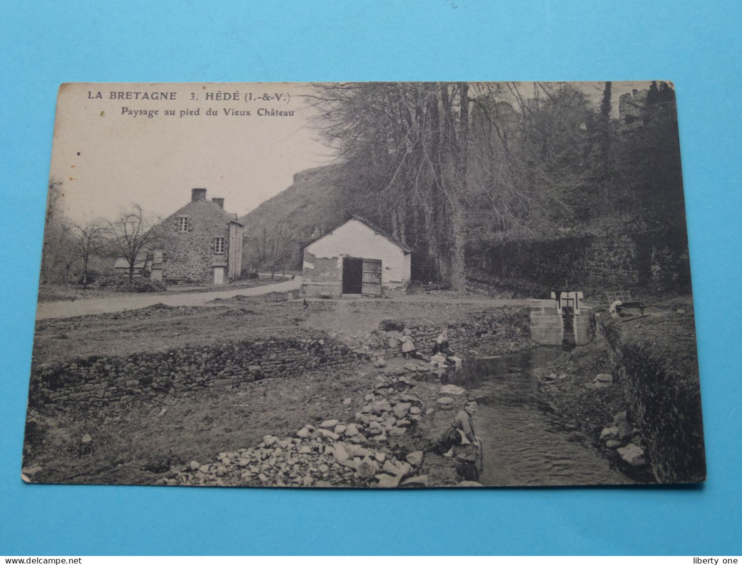 Hédé ( I & V - 3 ) La Bretagne Paysage Au Pied Du Vieux Château ( Edit.: ? ) Anno 19?? ( Zie / Voir SCANS ) ! - Rennes