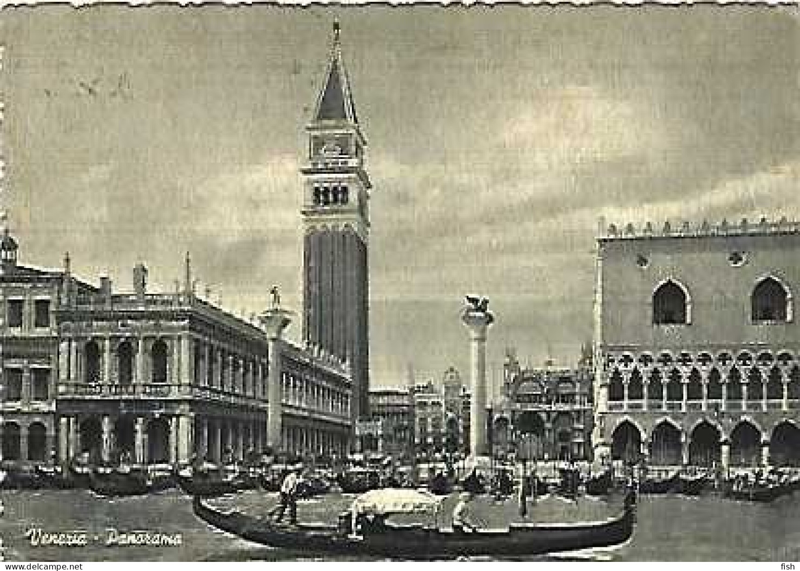 Italy & Marcofilia, Venezia, General Vue, Lisboa 1958 (6) - Venetië (Venice)