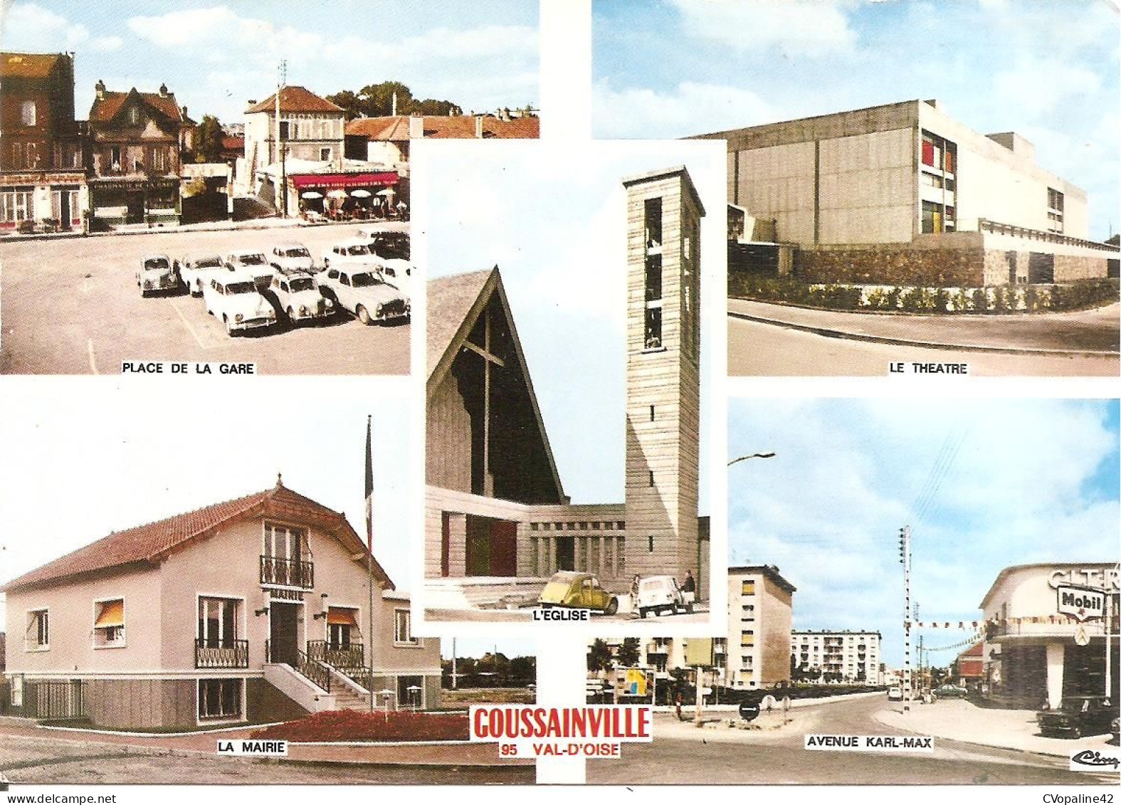 GOUSSAINVILLE (95) Carte Multivues De 1969  CPSM  GF - Goussainville