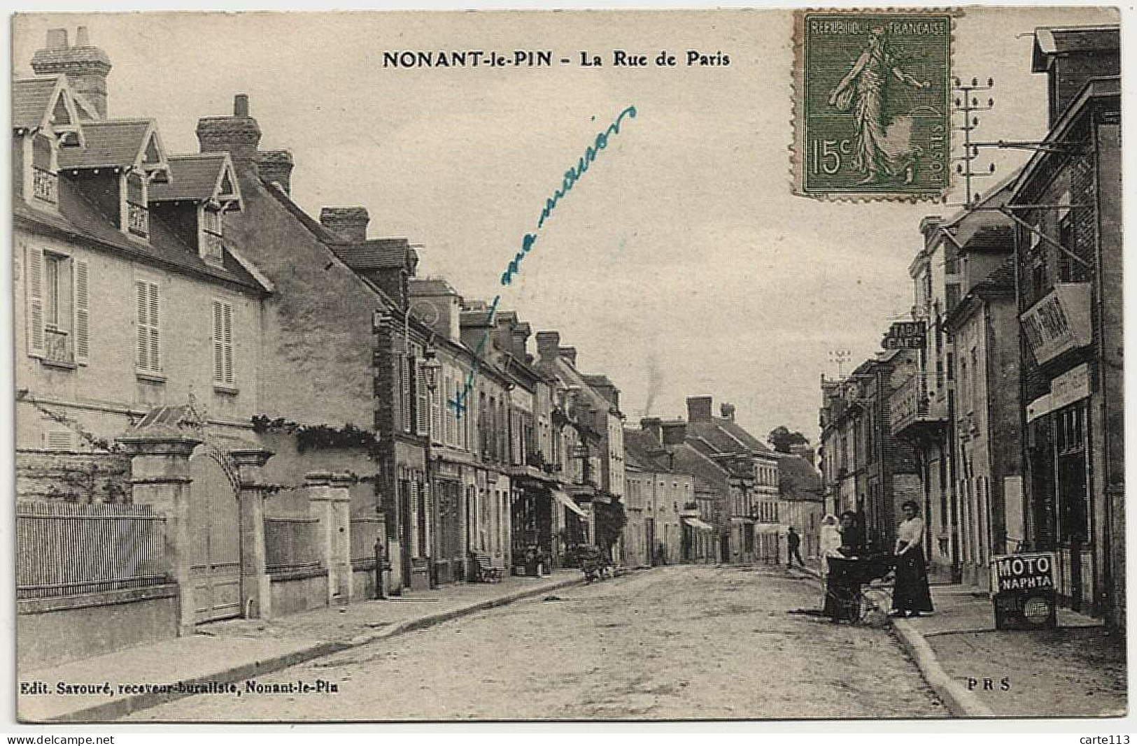 61 - B30521CPA - NONANT LE PIN - Rue De Paris - Parfait état - ORNE - Autres & Non Classés