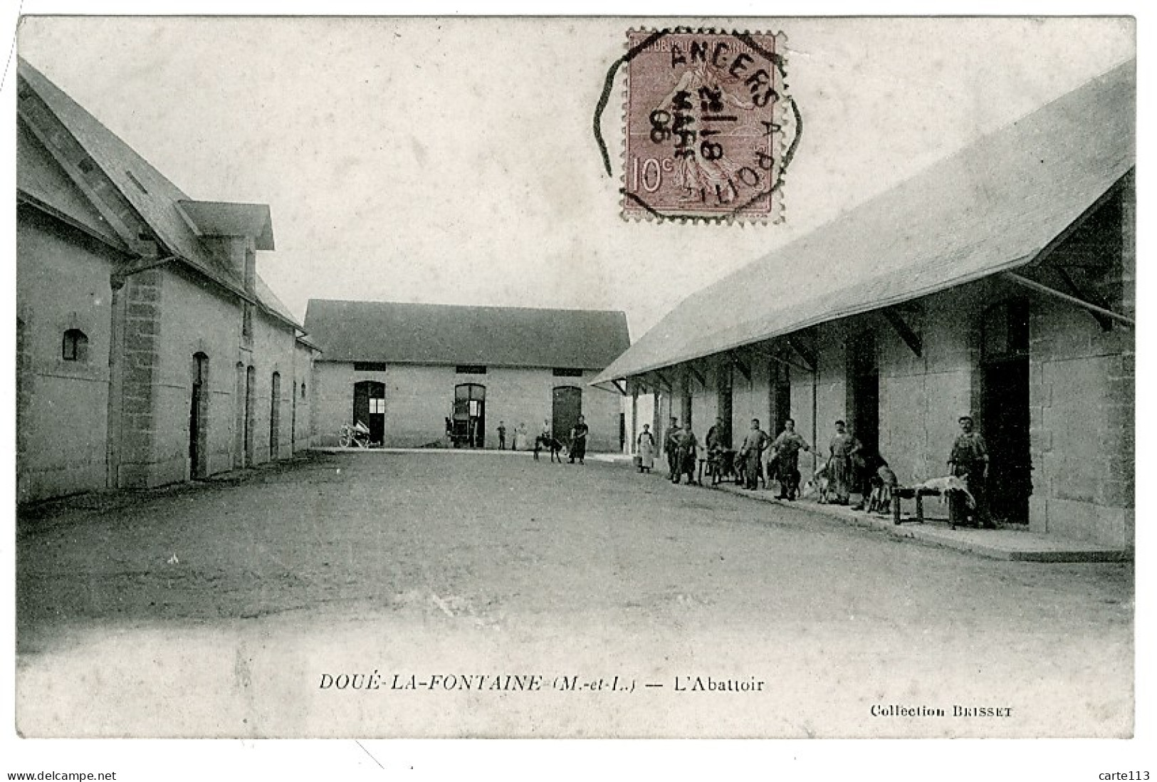 49 - B3198CPA - DOUE LA FONTAINE - L'abattoir - Très Bon état - MAINE ET LOIRE - Doue La Fontaine