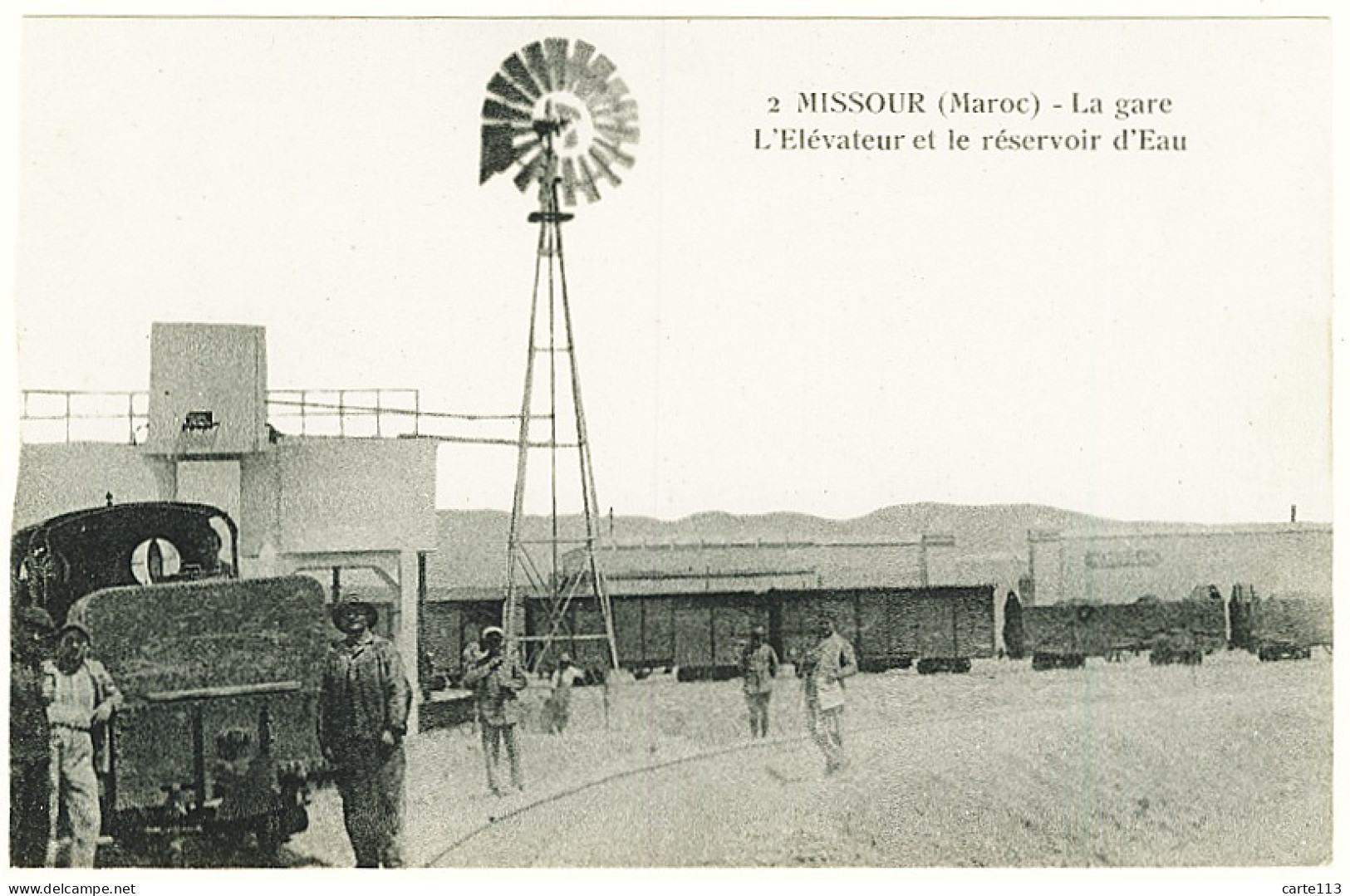 0 - T9531CPA - MAROC - MISSOUR - La Gare - L'élévateur Et Le Réservoir D'eau - Parfait état - AFRIQUE - Sonstige & Ohne Zuordnung