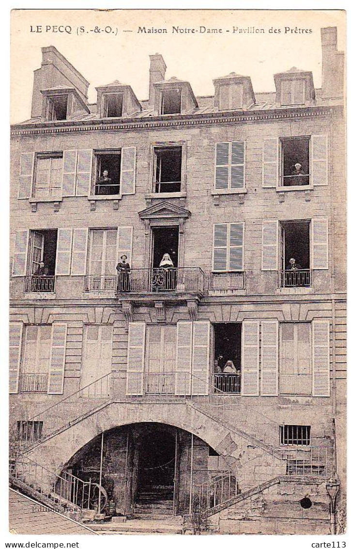 78 - B1152CPA - LE PECQ - Maison Notre Dame - Pavillon Des Prêtres - Parfait état - YVELINES - Le Pecq