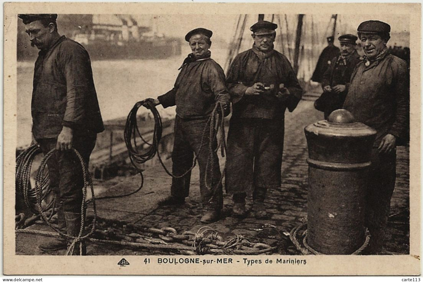 62 - B30569CPA - BOULOGNE SUR MER - Types De Mariniers - Parfait état - PAS-DE-CALAIS - Boulogne Sur Mer