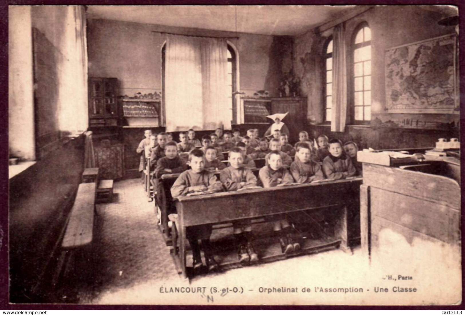 78 - T28136CPA - ELANCOURT - Orphelinat De L' Assomption - Une Classe - Très Bon état - YVELINES - Elancourt