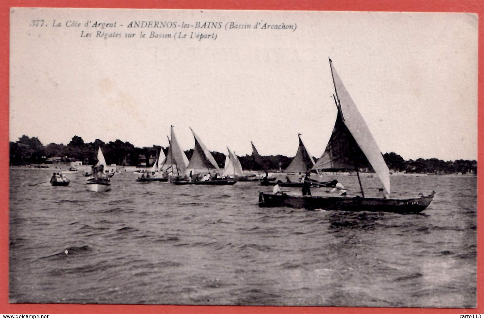 33 - B26686CPA - ANDERNOS LES BAINS - Les Régates Sur Le Bassin - Le Départ - Très Bon état - GIRONDE - Andernos-les-Bains