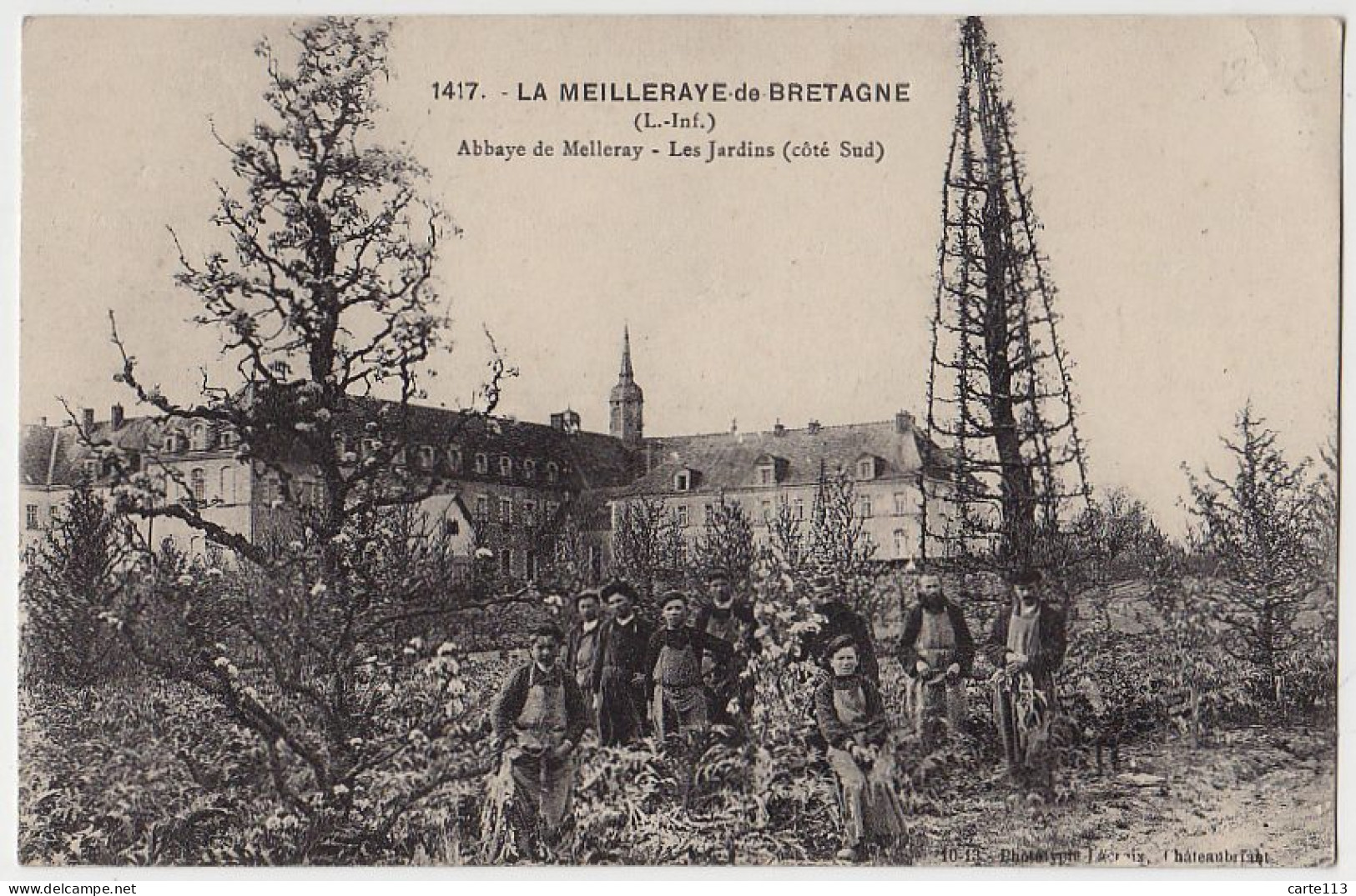 44 - B17560CPA - LA MEILLERAYE DE BRETAGNE - Abbaye De Melleray - Les Jardins, Cote Sud - Arboriculture - Très Bon état - Autres & Non Classés