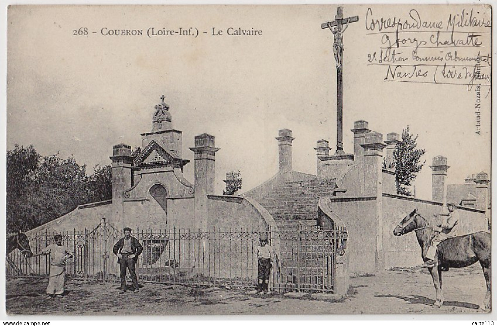 44 - B17465CPA - COUERON - Le Calvaire - Très Bon état - LOIRE-ATLANTIQUE - Altri & Non Classificati