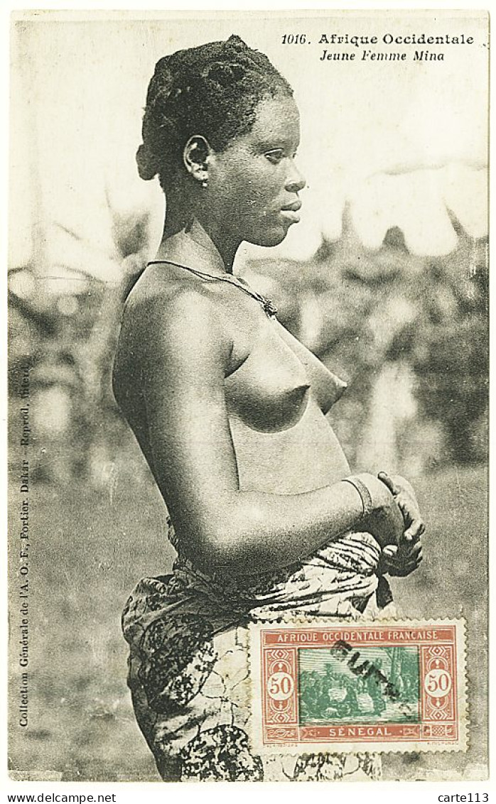 0 - T9586CPA - AFRIQUE OCCIDENTALE - Jeune Femme MINA - Très Bon état - AFRIQUE - Ohne Zuordnung