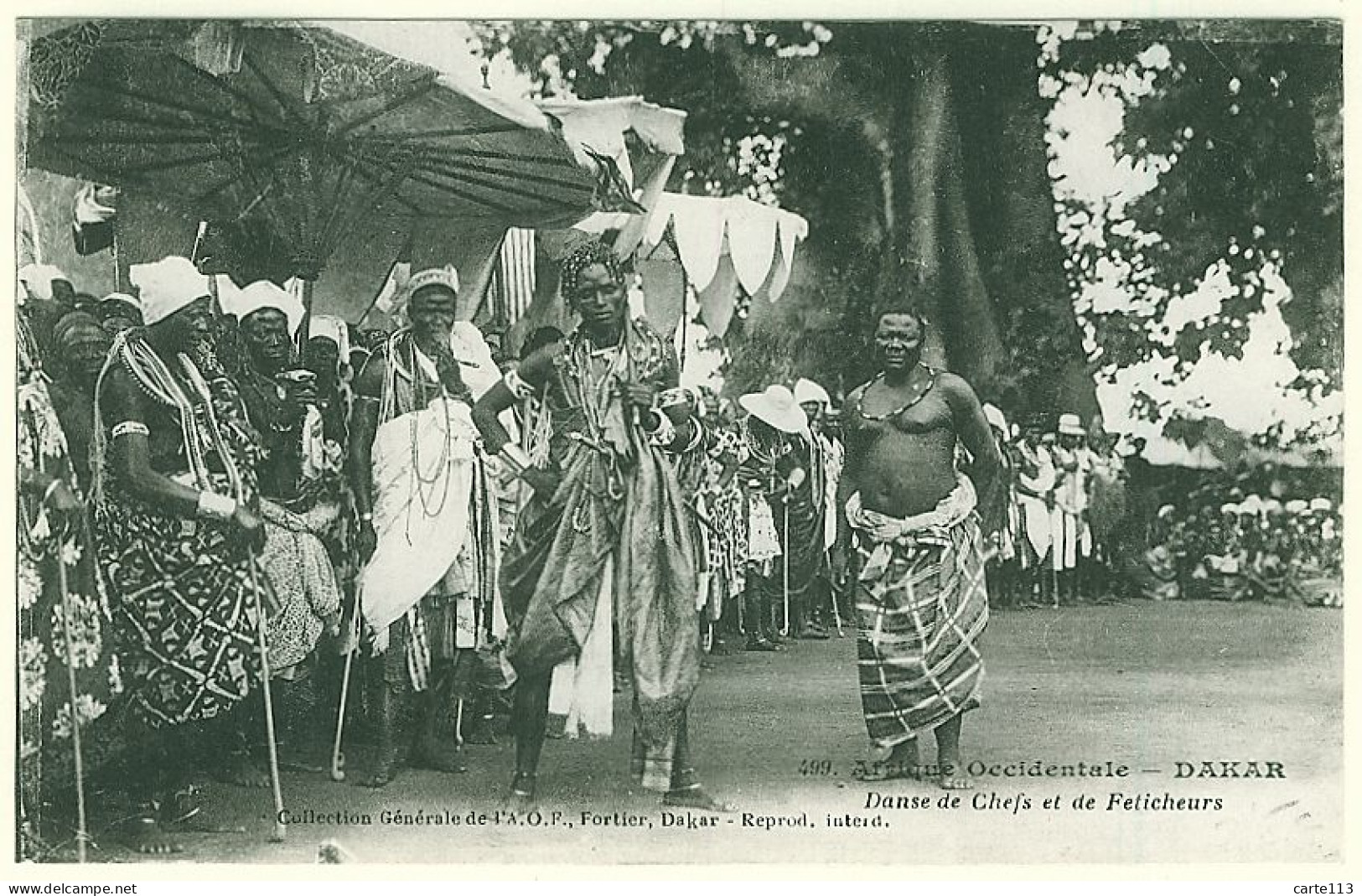 0 - T9592CPA - SENEGAL - DAKAR - Danse De Chefs Et De Féticheurs - Parfait état - AFRIQUE - Sénégal
