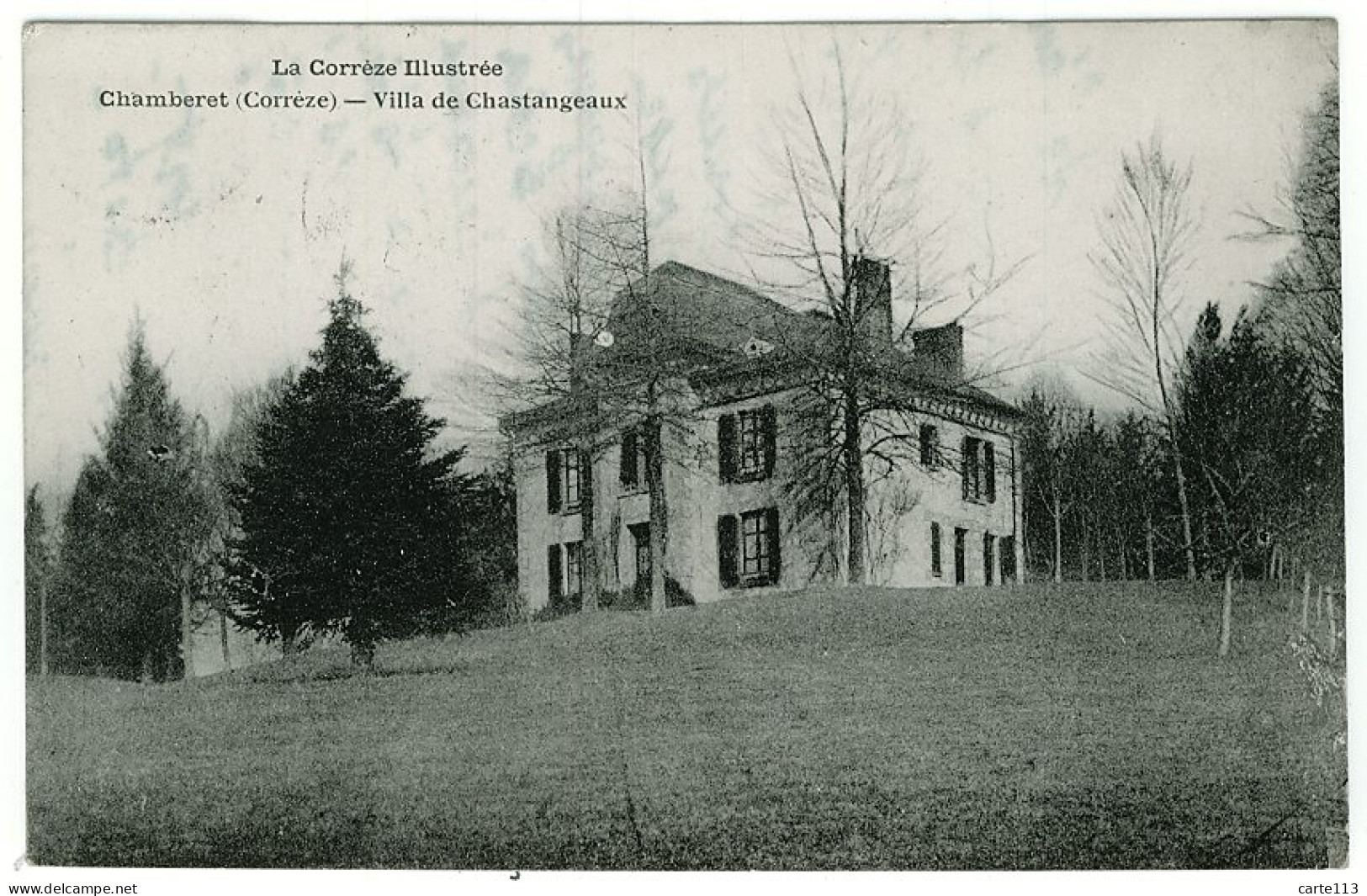 19 - B7454CPA - CHAMBERET - Villa De Chastangeaux - Bon état - CORREZE - Autres & Non Classés