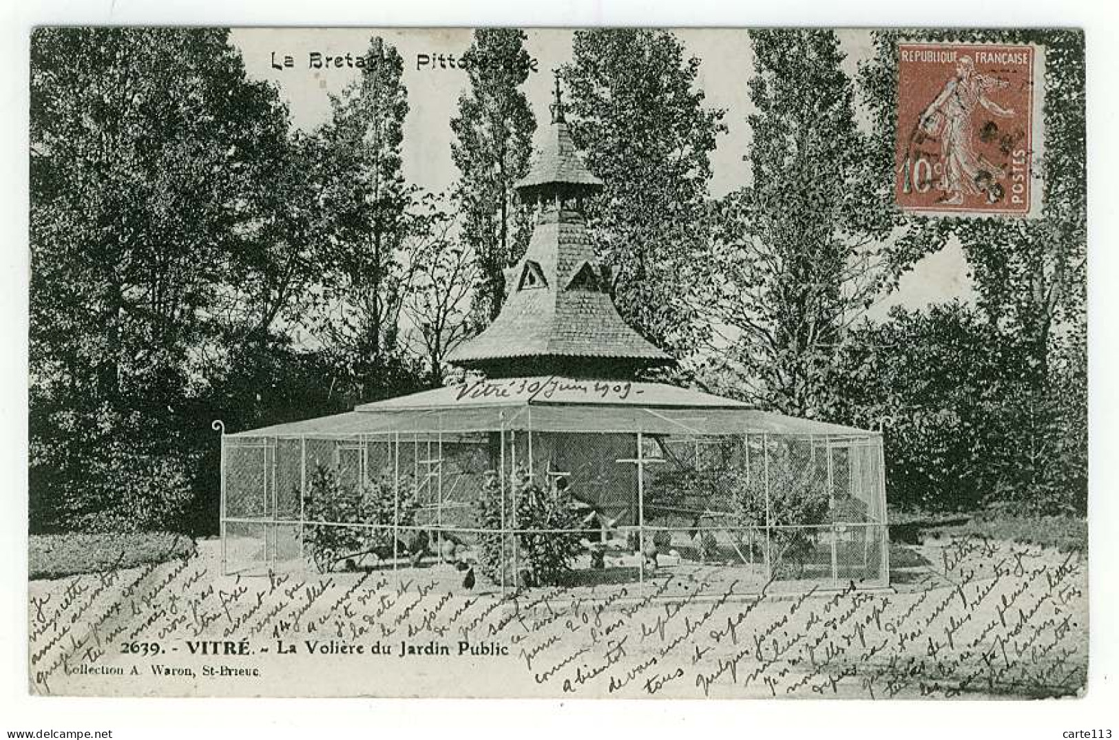 35 - B4892CPA - VITRE - La Volière Du Jardin Public - Très Bon état - ILLE-ET-VILAINE - Vitre